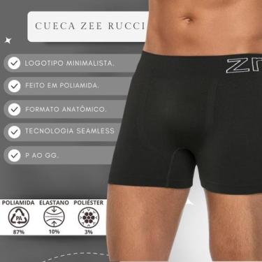 Imagem de Kit 5 Cuecas Boxer Masculina Microfibra Sem Costura Zee Rucci Premium 