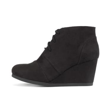 Imagem de Soda Rex Lace Up Black Suede Ankle Boot