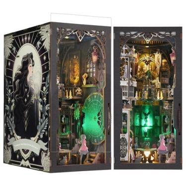 Imagem de Kit DIY Book Nook Kits TOYQI Book Nook para adultos com luz LED