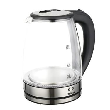 Imagem de Chaleira Jarra Elétrica 1,8L Vidro Temperado – Ferve Água Rápido 1500W com Desligamento Automático