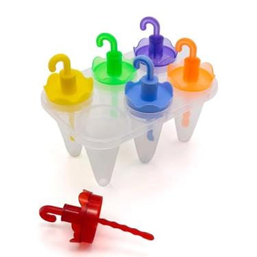 Imagem de Kit Forma Picolé com Sorvetinho Divertido Colorido Forminha de Sorvete Criança