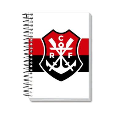 Imagem de Caderno Flamengo Espiral Capa Dura 1 Matéria 80Fs Escolar CRF