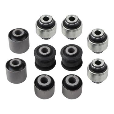 Imagem de LINLINS Kit de bucha de junta de suspensão traseira 523-318 lado esquerdo e direito para Ford 2011-2019 Explorer 2013-2019 Police Interceptor Utility substitui #BB5Z5B758A BB5Z5B759A DB5Z5B758B