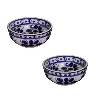Imagem de Conjunto De 2 Bowls  Pequenos  Feito E Pintado A Mão