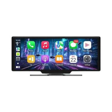 Imagem de Dashcam 4K De 10,26 Polegadas Com CarPlay Sem Fio, Android Auto, DVR D