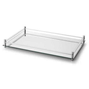 Imagem de Aparador de Bancada Espelhado 54cm Suporte Bebidas Forma