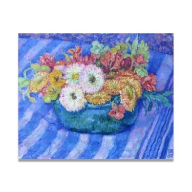 Imagem de Yellow BouquetThéo van Rysselberghe: Impressão em tela neoimpressionista belga chave 50 x 60 cm sem moldura