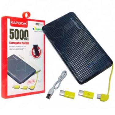 Imagem de PowerBank Carregador Portátil Slim 5.000MAH