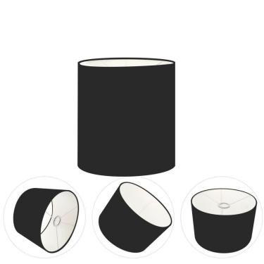 Imagem de Cúpula Abajur Cilíndrica Cp-7001 ø13x15cm - Preto
