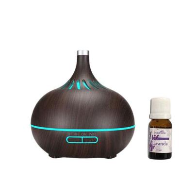 Imagem de Aromatizador De Ar Ultrassônico + Óleo Aromatizador Lavanda