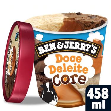 Imagem de Benejerrys sorvete doce de leite core 458ML