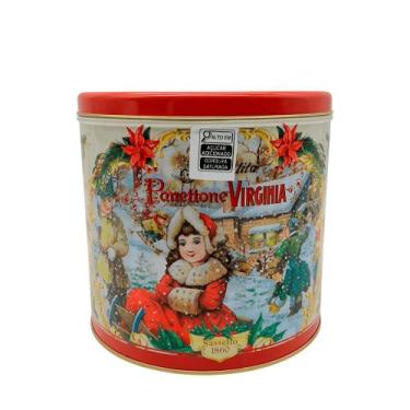 Imagem de Panettone Tradicional Lata Vermelha Virginia  1kg