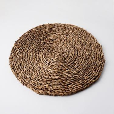 Imagem de Jogo Americano de Palha Natural 38cm Linha Rústica e Sofisticada - Raf