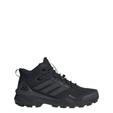 Imagem de adidas Tênis masculino Terrex Skychaser Gore-tex de cano médio para caminhada, Preto/Preto/Carbono, 46