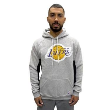 Imagem de BLUSA MOLETOM NBA MASCULINA LAKERS CHENILLE ORIGINAL-Masculino