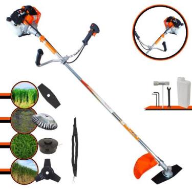 Imagem de Roçadeira Aparador de Grama Profissional À Gasolina Vulcan VR430S 43cc