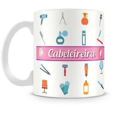 Imagem de Caneca Personalizada Profissão Cabeleireira - Porcelana Brilhante 325m