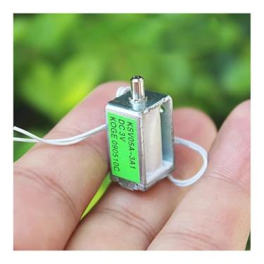 Imagem de 5 peças válvula solenoide normalmente aberta CC 3V 5V válvula de escape 1 posição interruptor de controle de 1 via para monitor eletrônico DWBPGVUN