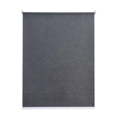 Imagem de Persiana Bloom Blackout Linho Cinza Escuro 120X160