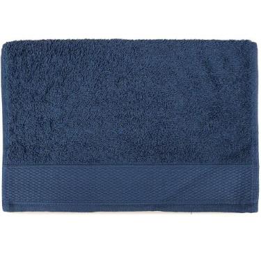 Imagem de Toalha de Academia 100% Algodão 30x80cm 400g/m² Atlântica Azul Marinho