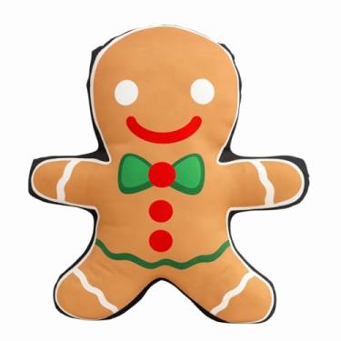 Imagem de Almofadas Decorativas de Natal Almofadas Natalinas Para Sala Sofá (Almofada de Biscoito)