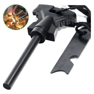 Imagem de Pederneira Maciça Magnésio Acendedor F Black