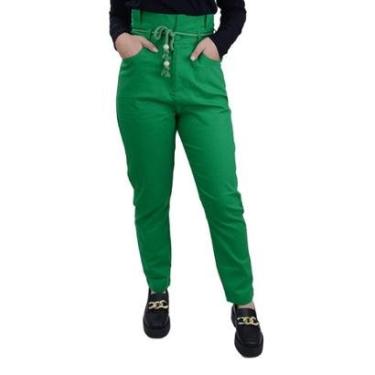 Imagem de Calça Feminina Kacolako Social Clochard Verde - K4482-Feminino