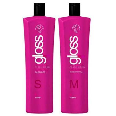 Imagem de Fox Gloss Escova Progressiva - 2x1L (Progressiva em Gel)-R