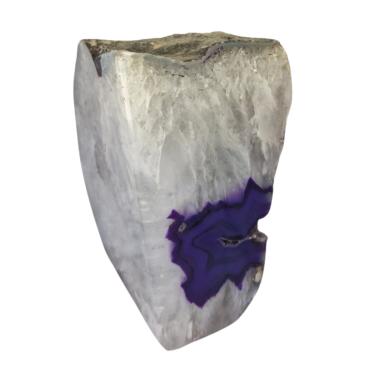 Imagem de Pedra Natural Geodo Ágata Roxa 2,100 kg Decoração