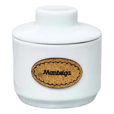 Imagem de 2X Mantegueira Francesa Em Porcelana Premium Branca 250 Gram