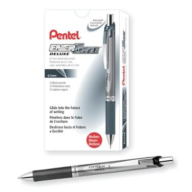 Imagem de Pentel Lapiseira EnerGize (0,7 mm), detalhes pretos, caixa com 12 (PL77A)