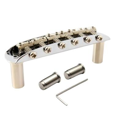 Imagem de Ponte De Tremolo Para Guitarra - Partes de Substituição para Guitarra Elétrica | Selim E Ponteira - Para Casa Oficina Palco Performance Ao Estúdio Gravação Prática Reparo