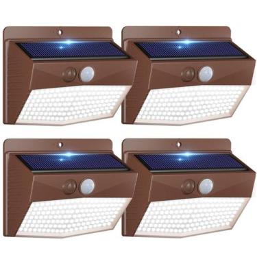 Imagem de Luzes solares externas Sensor de movimento Peasur à prova d'água (paco