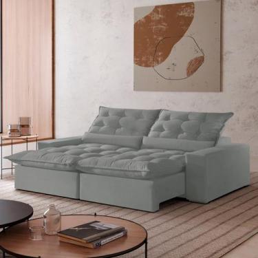 Imagem de Sofá Retrátil e Reclinável 2.80m Malta - Movenzo Estofados, Malta I Jo