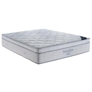 Imagem de Colchão Casal King Freedom Molas Ensacadas Pillow 193x203x32cm - Ortobom