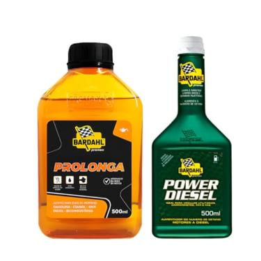 Imagem de Kit Aditivo Óleo Prolonga 500ml Power Diesel 500ml Bardahl