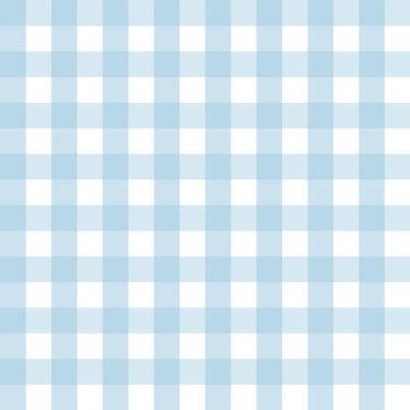 Imagem de Papel De Parede Doce Estilo Xadrez Azul 82168