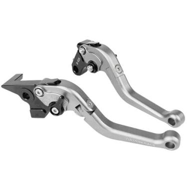 Imagem de Manete Dobrável Esportivo Honda Cb500 1997 A 2005 - Stark Race, Prata