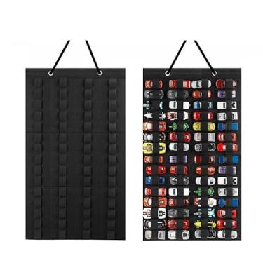 Imagem de Organizador de armazenamento suspenso para exibição de feltro de carros de brinquedo