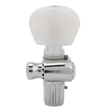 Imagem de Chiffonade Banjo Tuning Peg - Cabeça de máquina de liga de alumínio e latão para banjo de 5 cordas, portátil, leve, prata polida