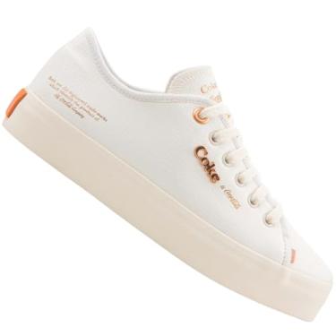 Imagem de Tênis Coca Cola Key West Town Off White e Rose - Feminino - 38 - BRANCO