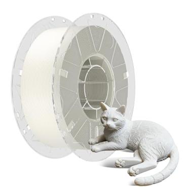 Imagem de Creality Filamento RFID para impressora 3D, pacote de filamento Hyper PLA de 1,75 mm para impressão 3D, filamento Hyper PLA RFID, alta precisão, carretel de 1 kg (branco)