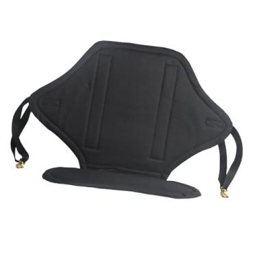 Imagem de Colaxi Assento de caiaque dobrável ajustável, versátil e confortável com encosto, assento de pesca para caiaque, prancha de remo, viagem, barco de pesca