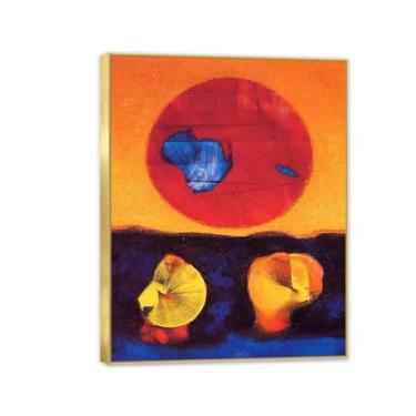 Imagem de Pôster Max Ernst The Sun as Seen from Venus Reproduções de pinturas famosas Surrealismo Wall Art Canvas Max Ernst Decoração de parede para presentes de sala de estar 65 x 50 cm (66.0x48.3 cm