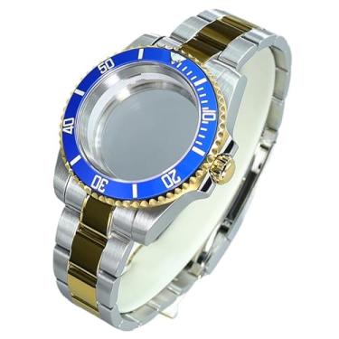 Imagem de FEIYASHI Relógio masculino Pro Sports Mergulho com caixa de 40 mm para NH35/34/36 Miyota8215 ETA2824 Movimento, Tampa inferior de vidro 10, For NH35/36/34/38 4R36 Movement, Caixa de relógio de luxo