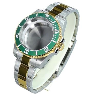 Imagem de FEIYASHI Relógio masculino Pro Sports Mergulho com caixa de 40 mm para NH35/34/36 Miyota8215 ETA2824 Movimento, Tampa inferior sólida 8, For Miyota8215 8205 Movement, Caixa de relógio de luxo