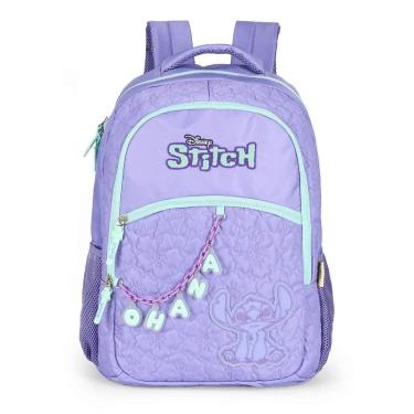Imagem de Mochila de Costas Luxcel Stitch Atoalhado Roxo