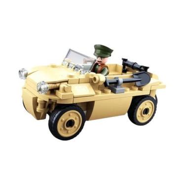 Imagem de Veículo De Patrulha Militar Da Segunda Guerra Mundial, Conjunto De Blo