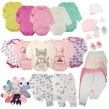 Imagem de Kit Saída De Maternidade Body E Mijão Roupa De Bebê 36 Peças - Koala B