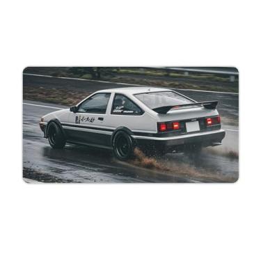 Imagem de HouLaiZhe AE86 Drift Sports Car JDM Gaming Mouse Pads JDM Car Desk Pads Grandes Mousepads para Desktop Keyboard Computer Mat40X75cm